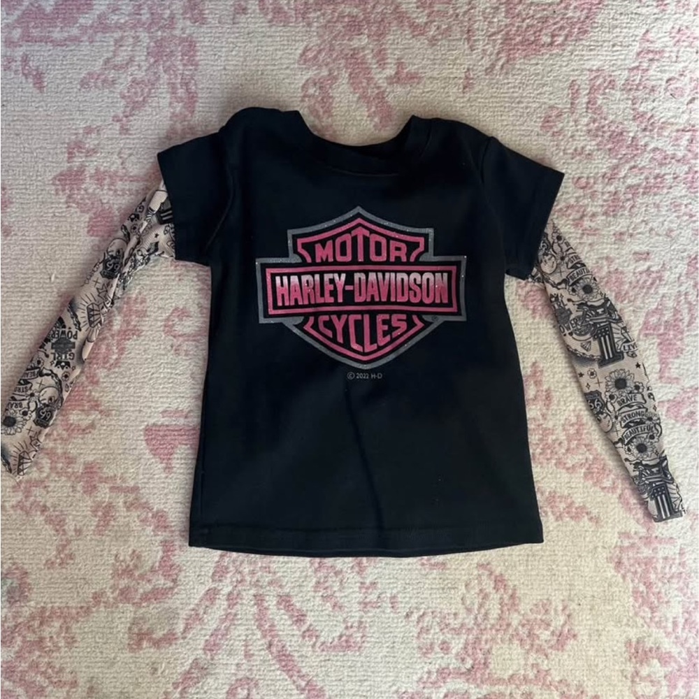 Toddler Harley Davidson Shirt - Picture 2 of 2